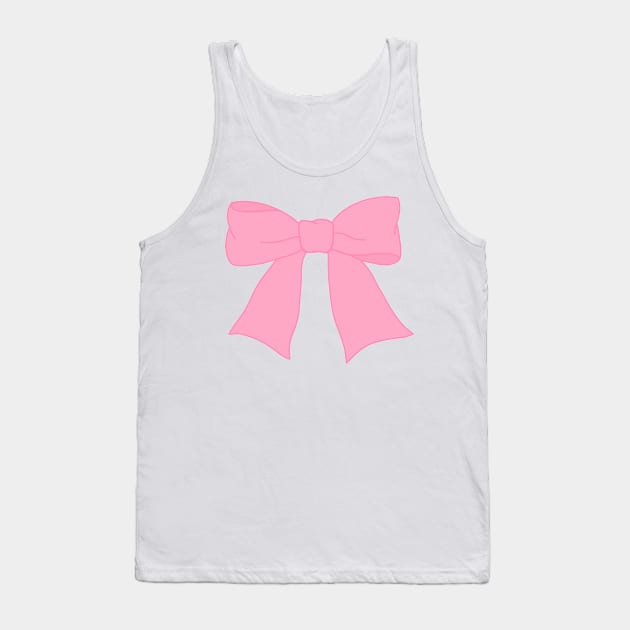 pink bow Tank Top by gdm123